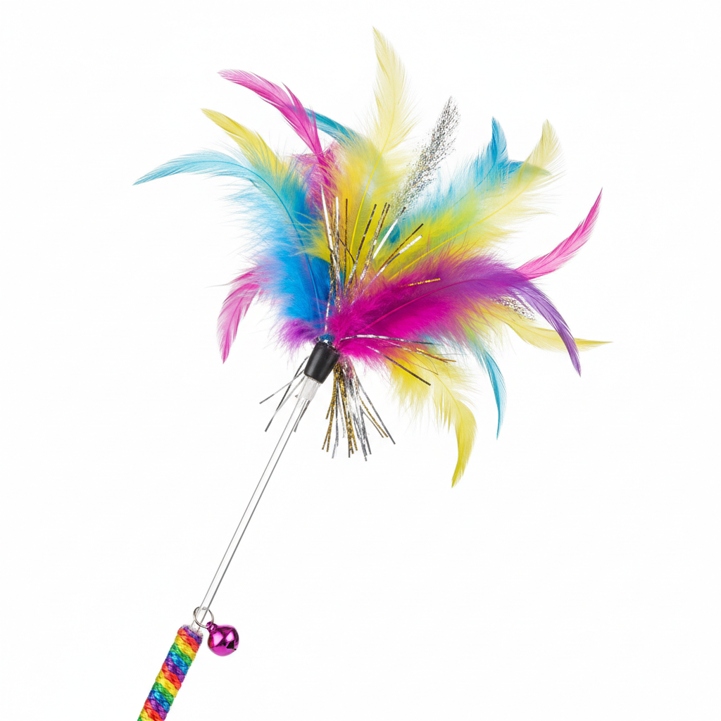 Feather Wand Cat Toy