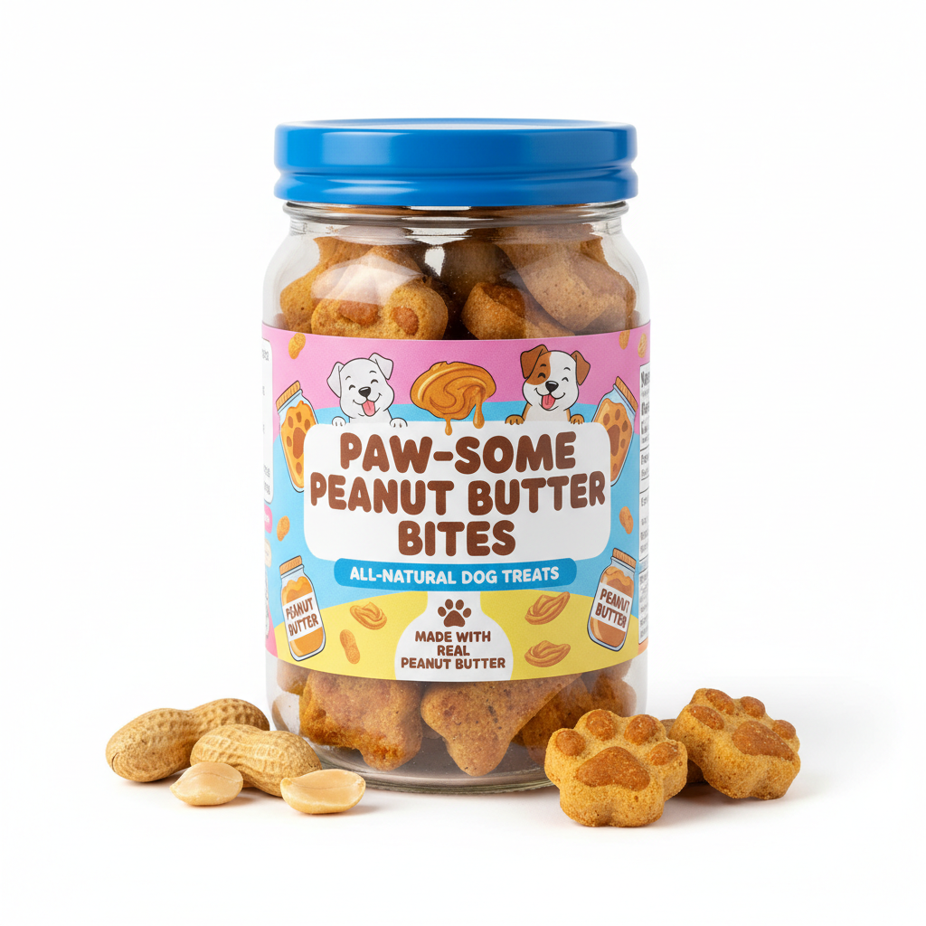 Peanut Butter Crunch Dog Treats