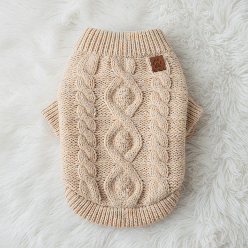 Cozy Knit Dog Sweater
