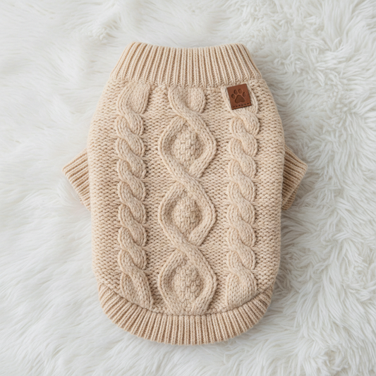 Cozy Knit Dog Sweater